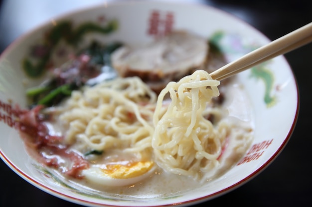 Noodle ranmen Japans eten