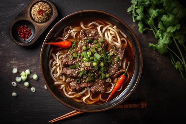 Photo noodle soup