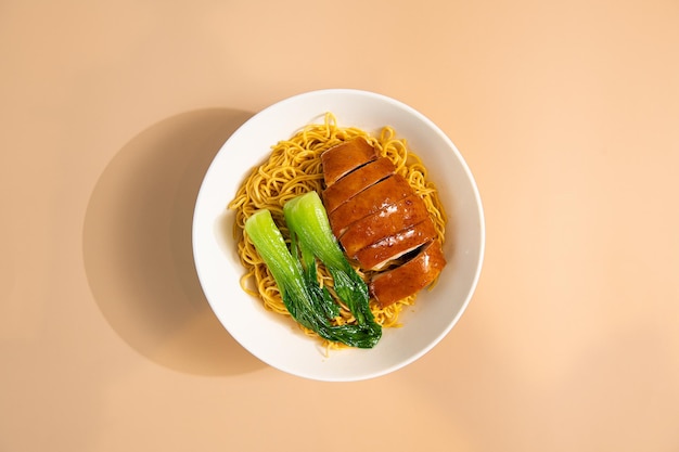 noodles on a plate