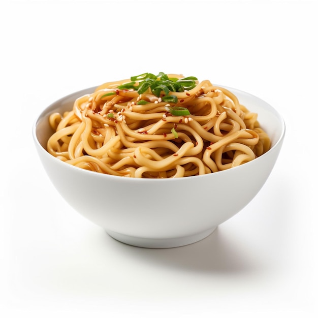 Noodles with white background high quality ultra hd