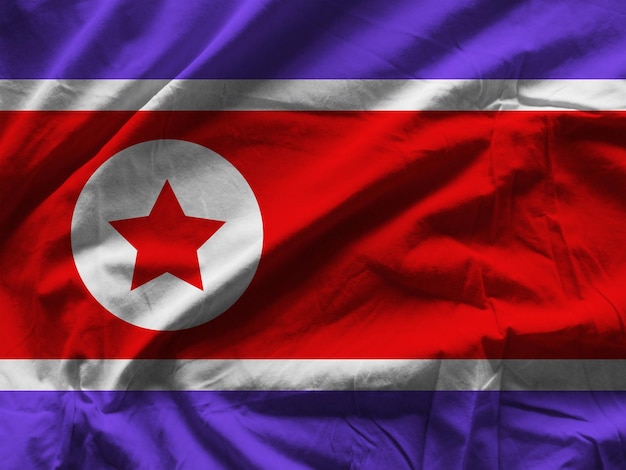 Noord-korea vlag