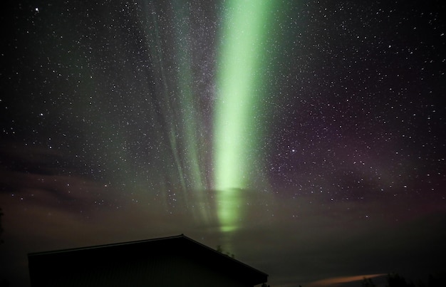 Noorderlicht boven IJsland