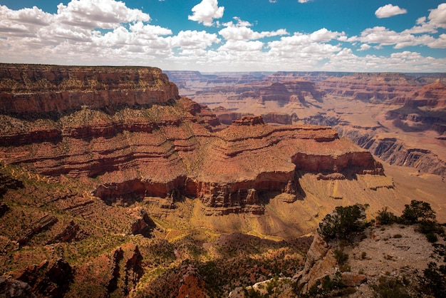 Noordrandlandschap van het Grand Canyon National Park in Arizona