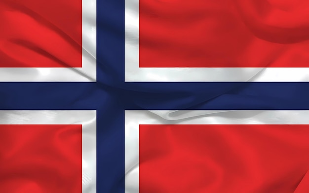 Noorwegen 3d achtergrond vlag