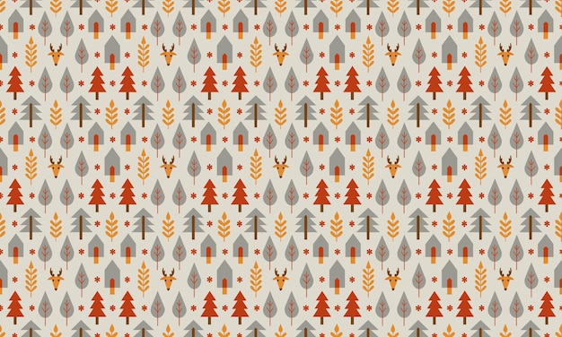 nordic design seamless pattern wallpaper background