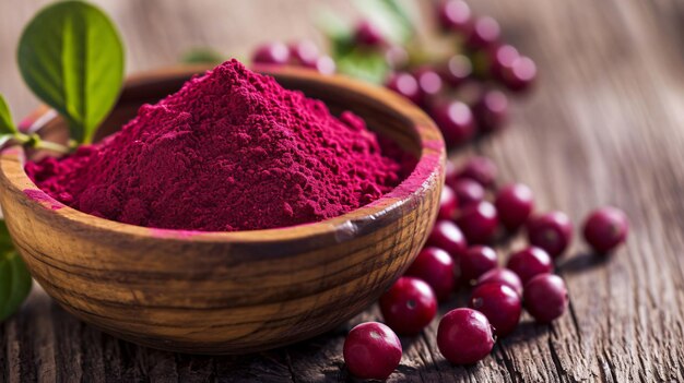 Nordic lingonberry powder is a concentrated antioxidant