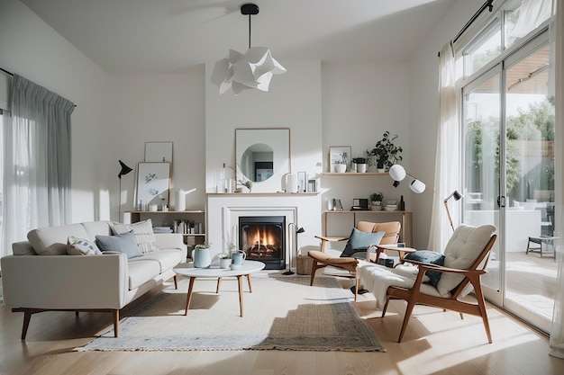 Nordic Retreat Scandinavian Minimalism in the Living Room