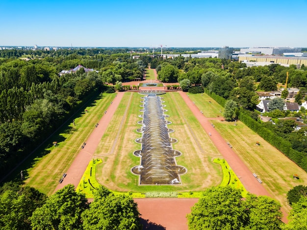 Nordpark openbaar groen Düsseldorf