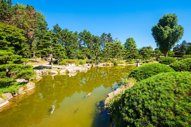 Общественная зеленая зона Nordpark Дюссельдорф