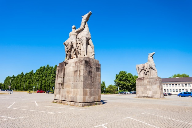 Общественная зеленая зона Nordpark Дюссельдорф