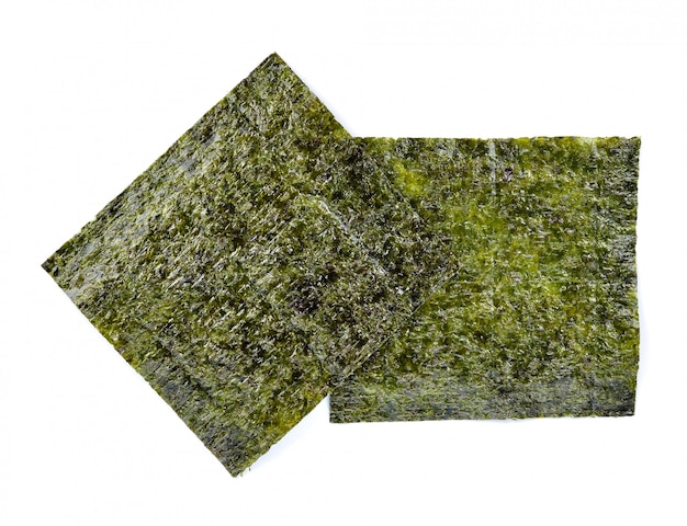 Nori sheets isolated