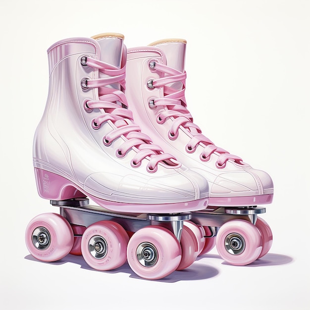 Normal pink roller skates