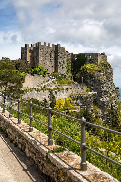 Norman Venus-kasteel in Erice, Sicilië