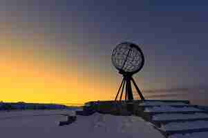 Photo north cape norway at the northernmost point of europe