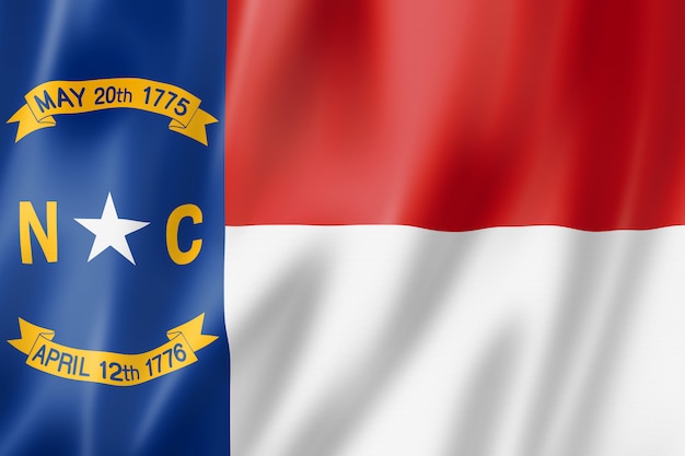 North Carolina flag, USA