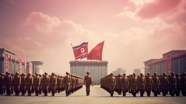 North korea army