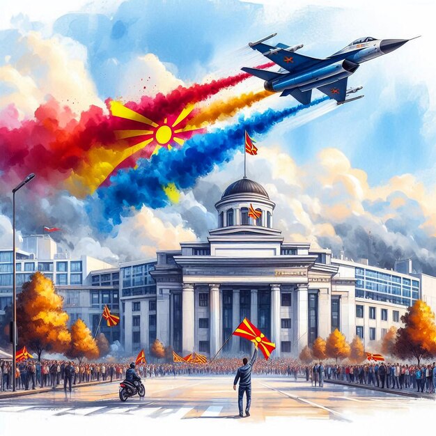 macedonian independence day celebrations