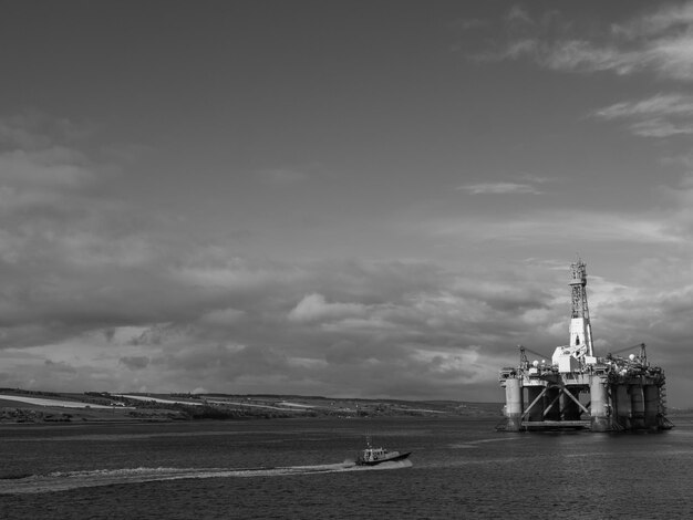 Photo north sea in scotland