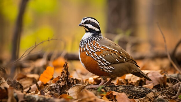 Northern Bobwhite Colinus virginianus in the wild