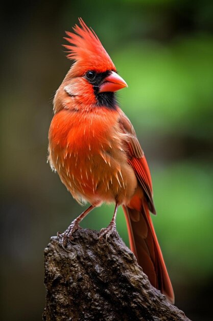 Foto fauna selvatica cardinale settentrionale