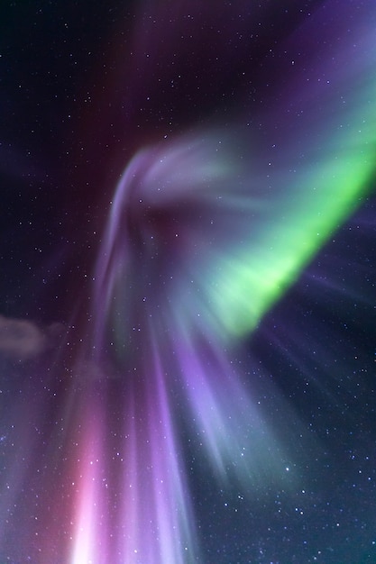 Photo northern light aurora iceland
