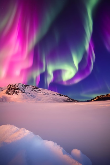 northern lights inspiring Night Sky Photography of Northern Lights and mountain landscape to Explore