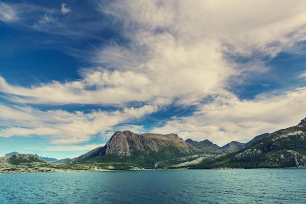 ノルウェー北部の風景