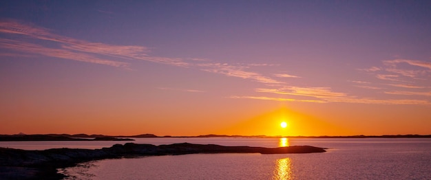 ノルウェー北部の風景