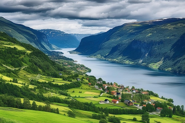 Norway beautiful landscap