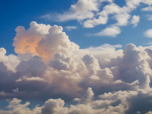 Foto nossa senhora_no cu entre as nuvens com luzes e