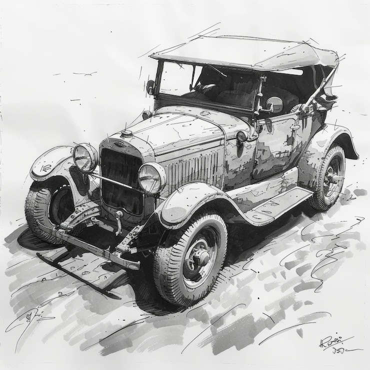 Photo nostalgia car design