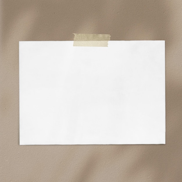 ノートペーパー png 透明モックアップ