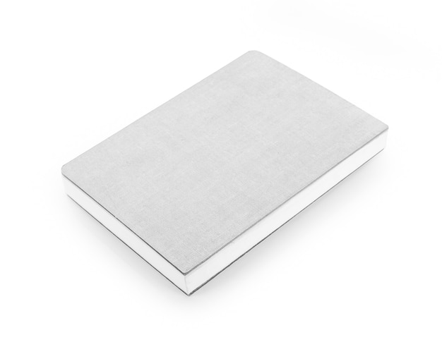 notebook geïsoleerd op een witte achtergrond