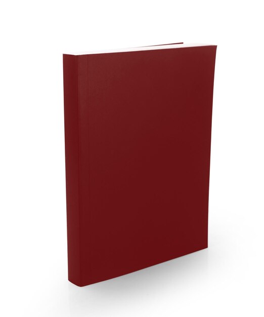 Photo notebook isolated on white background