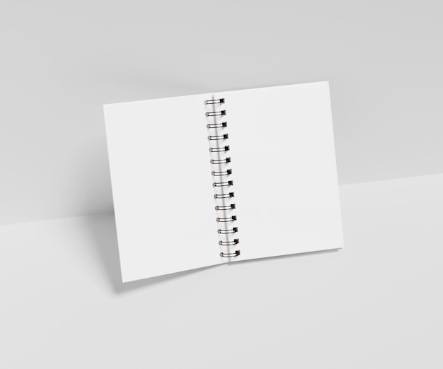 notebook mockup Blank