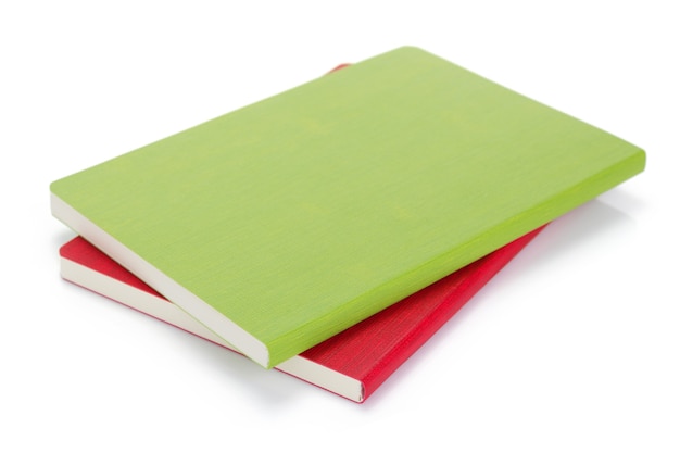 Notebook or notepad isolated at white