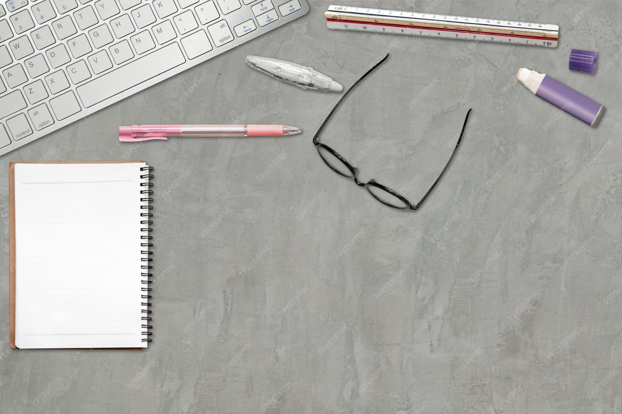 Premium Photo | Notebook paper mockup for office workspace