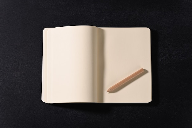 Notebook with space for text