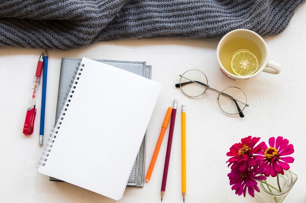 notebookplanner voor zakelijk werk en breien