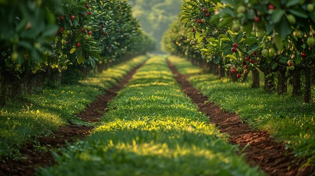 NoTill Cherry Orchards Discover Background