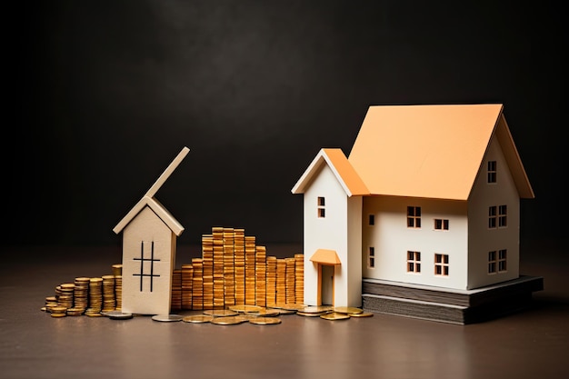 The notion of property prices and the affordability of real estate is represented by a model of a ca