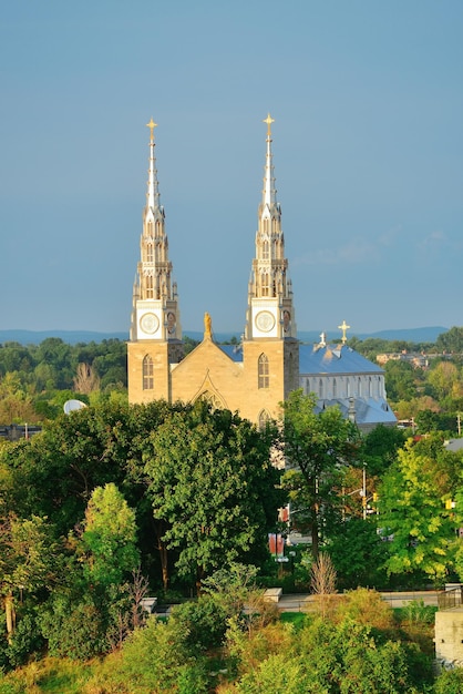 Notre Dame Basilica in Ottawa, Ontario, Canada