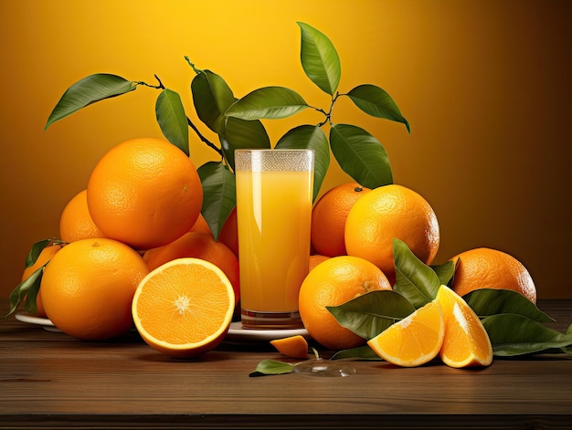 Nourishing and delicious freshly squeezed orange juice