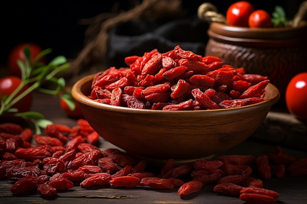 Nourishing Dried Goji Berries AI