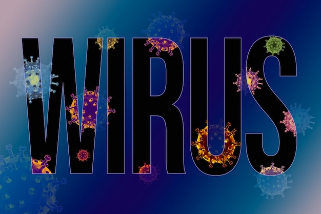 Photo novel coronavirus 2019ncov pandemic medical health risk virology concept
