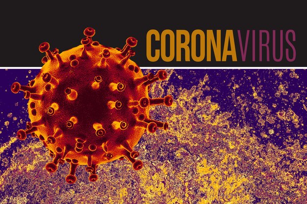 Foto novel coronavirus 2019ncov pandemia concetto di virologia del rischio medico per la salute