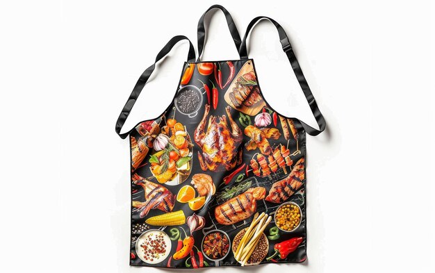 Novelty Apron with Humorous or Themed Print Adding