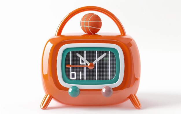 Photo novelty basketball clock
