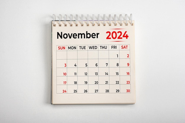 November 2024 Resolution strategy solution goal business and holidays Date month November 2024 Page of annual monthly calendar November 2024