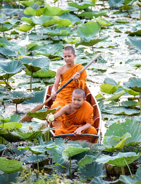 Novice Monk in Thailand